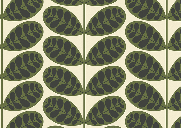 Orla Kiely Botanica Stem, Green - Roller Blind - Image 6